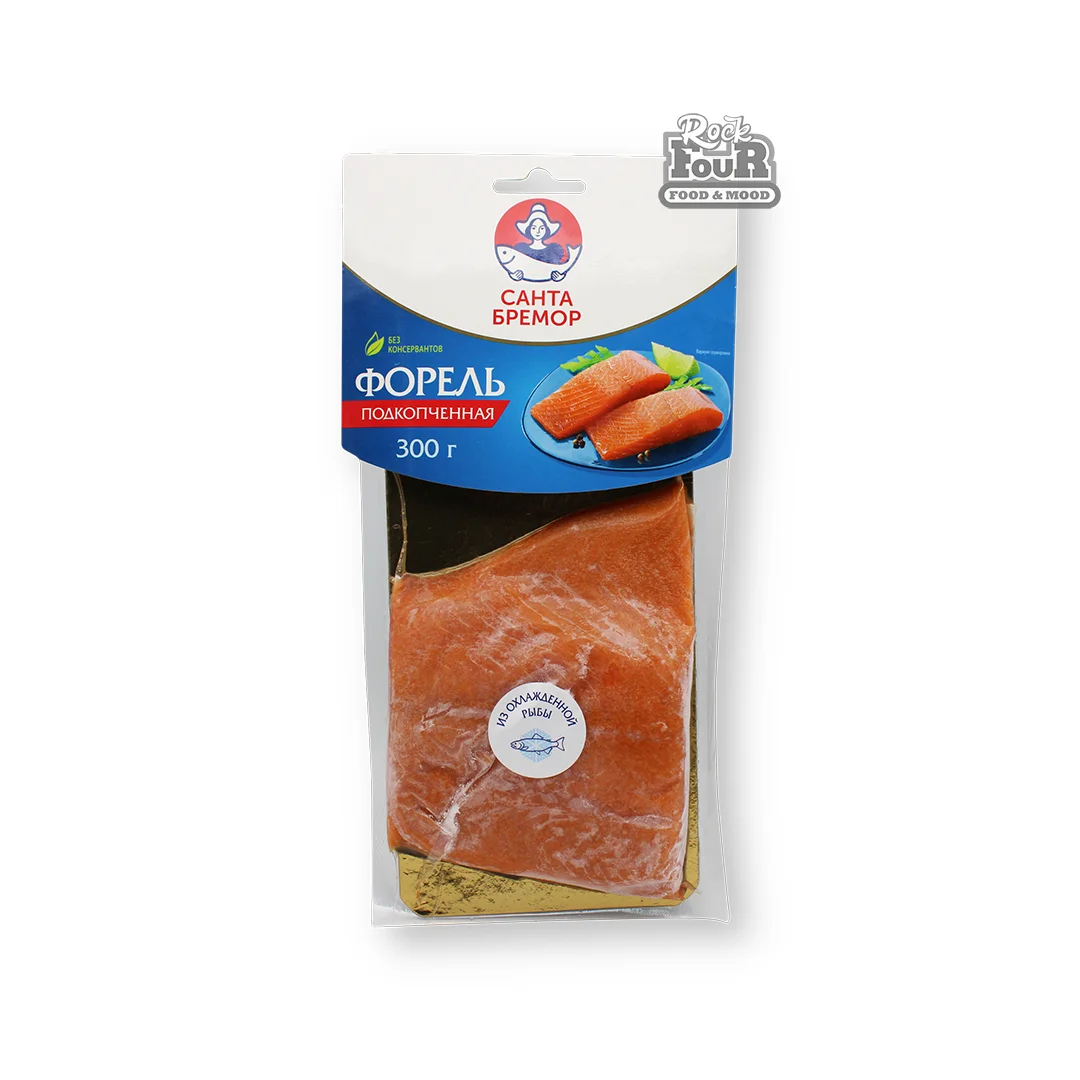 Ծիածանախայտ իշխանի ֆիլե «Санта Бремор» ապխտած 300գ